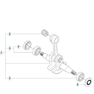 Klukovy Hriadel Husqvarna 346 Xp 1606471440