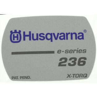 Nalepka Krytu Startovania Husqvarna 236 E Series 1636059278