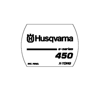 Nalepka Krytu Startovania Husqvarna 450 E Series 1639426406