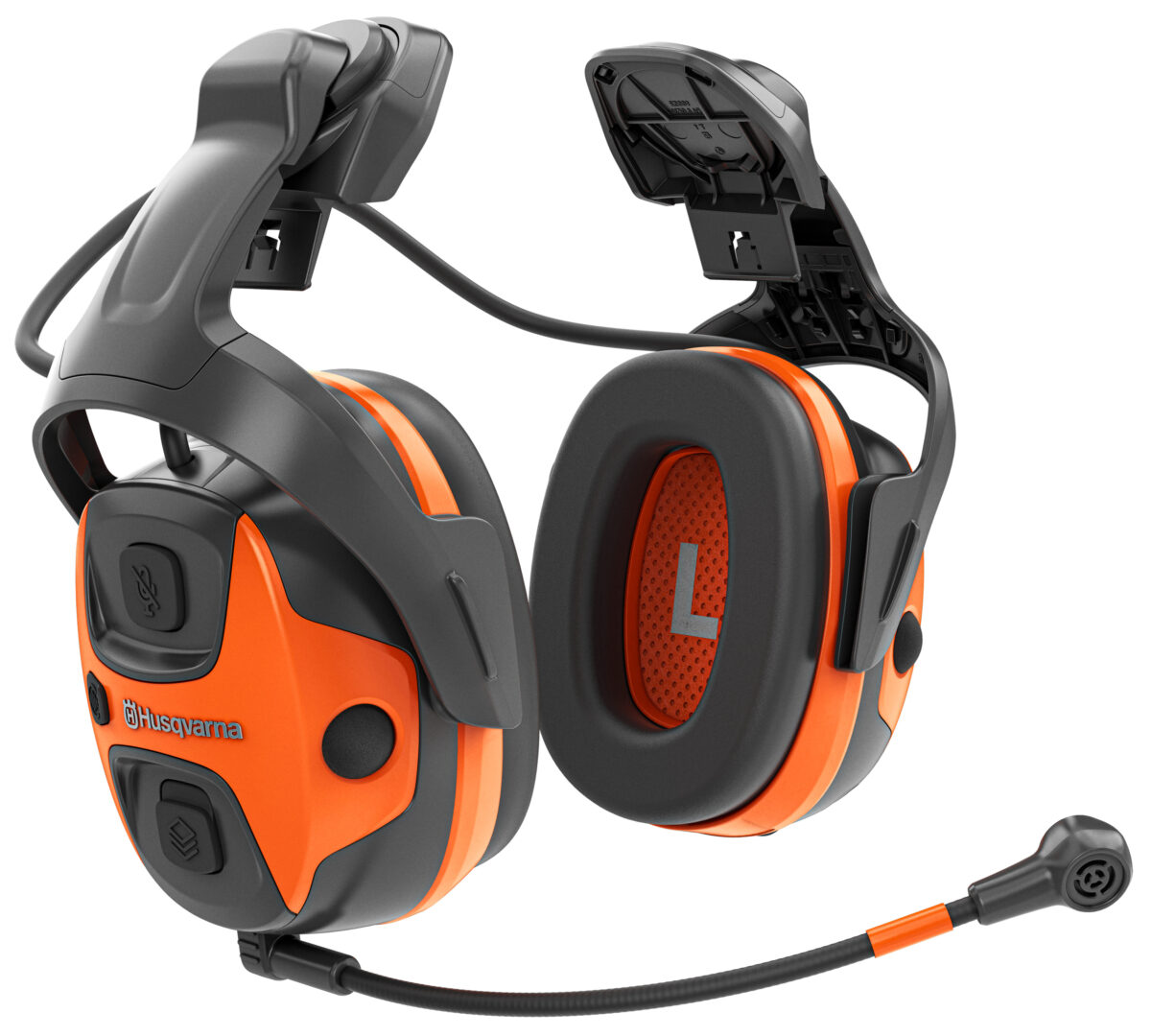 ochranné slúchadlá HUSQVARNA X-COM ACTIVE prilby TECHNICAL, ARBORIST SPIRE Ochranne Sluchadla Husqvarna X Com Active Pre Prilbu Husqvarna Technical Arborist Spire 1700133736