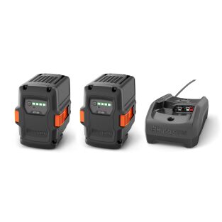 súprava – 2 x akumulátor HUSQVARNA 40-B140 + nabíjačka 40-C80